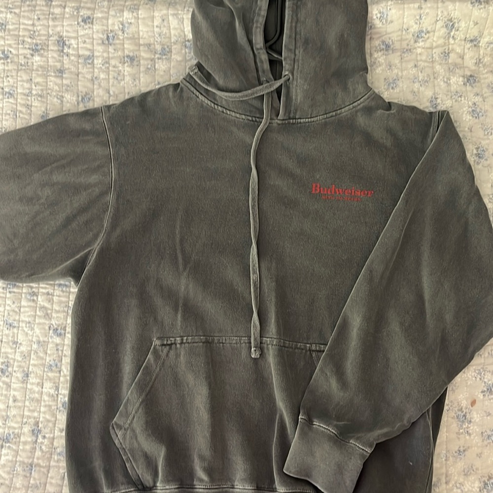 Budweiser hoodie.